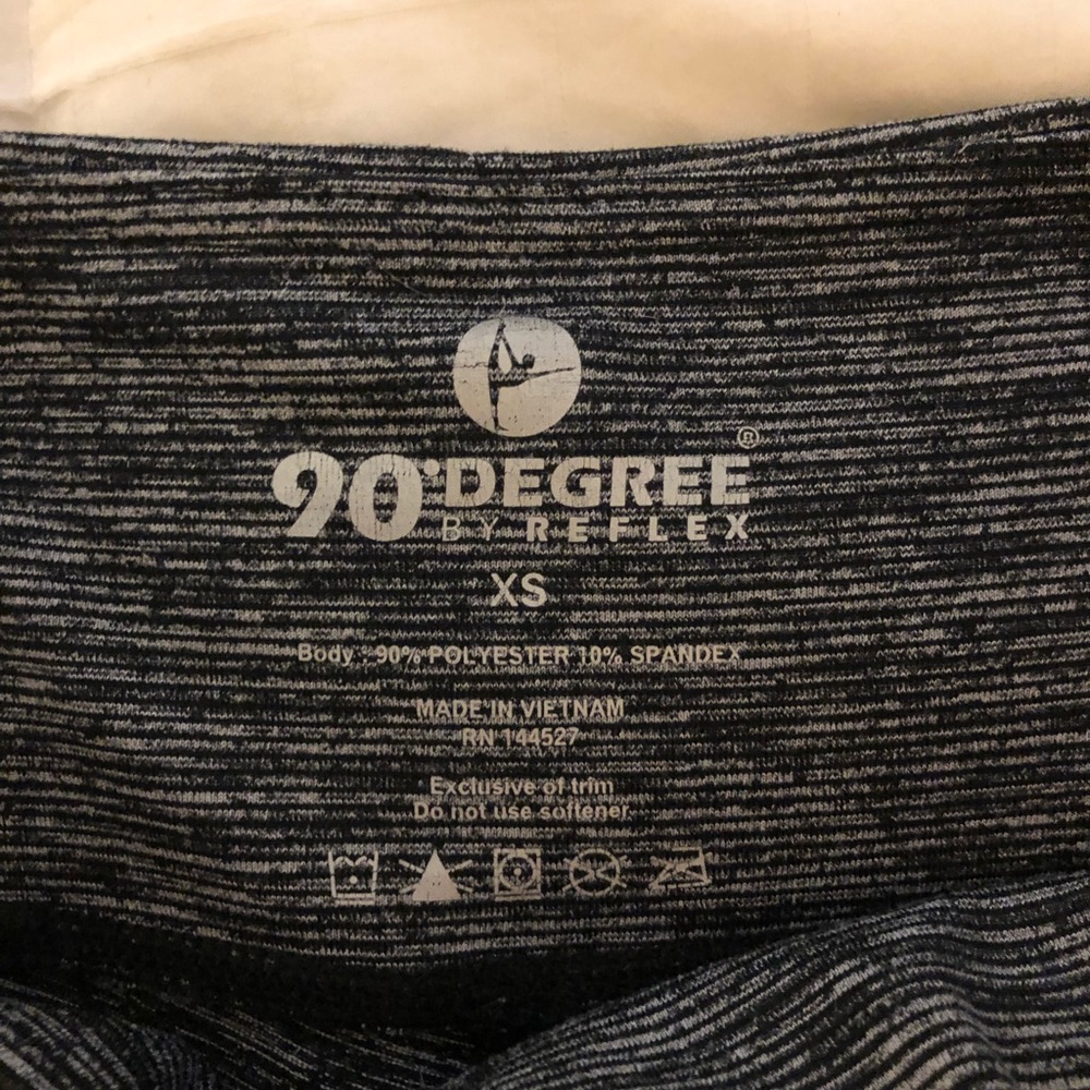 Grey workout capris